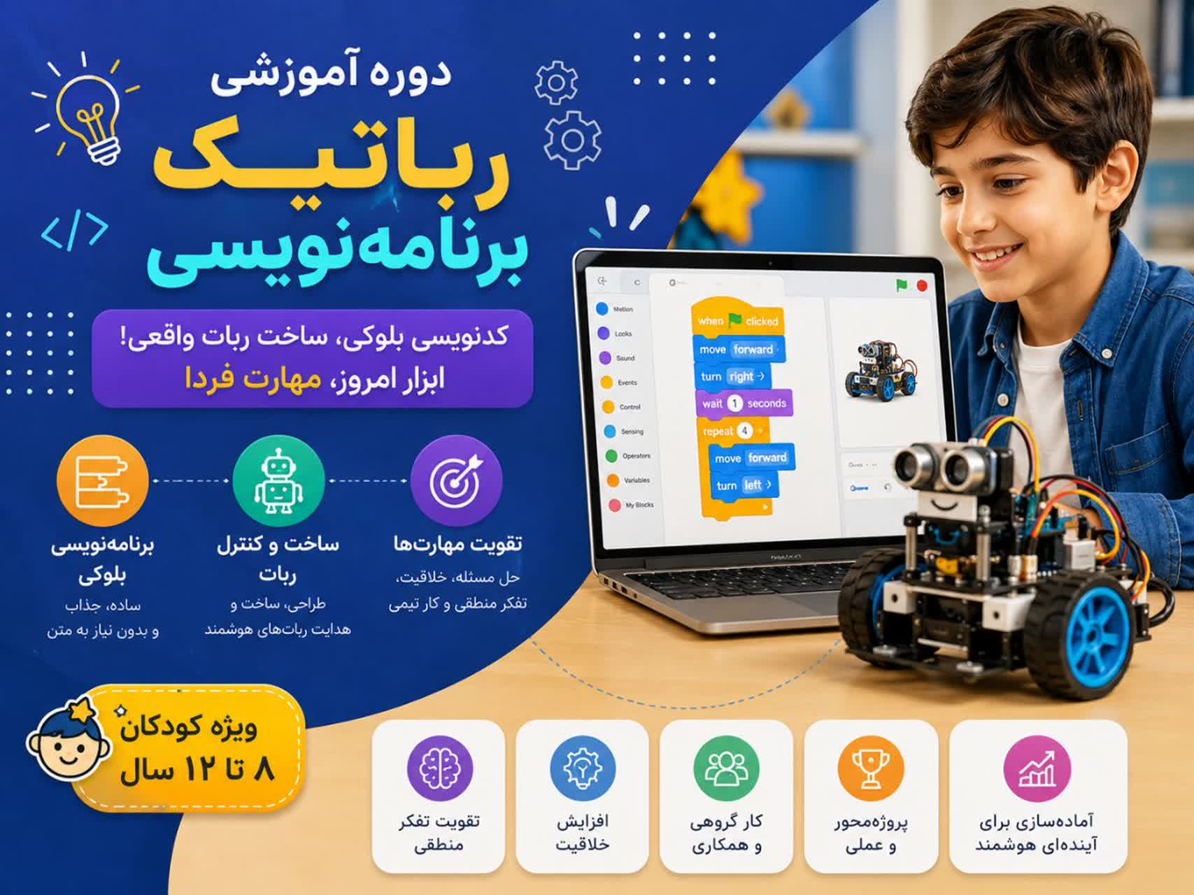 رباتیک - برنامه نویسی ترم 3