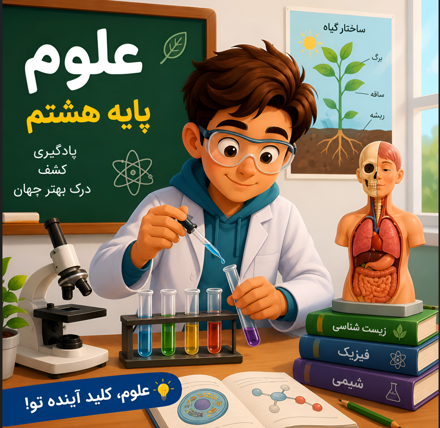 دوره پیشخوانی علوم هشتم